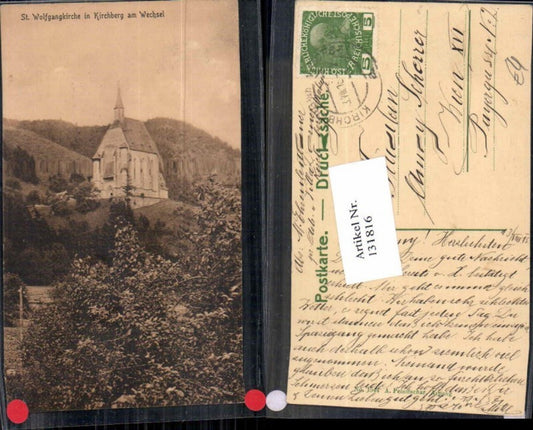 131816,St Wolfgangkirche Kirchberg am Wechsel 1915