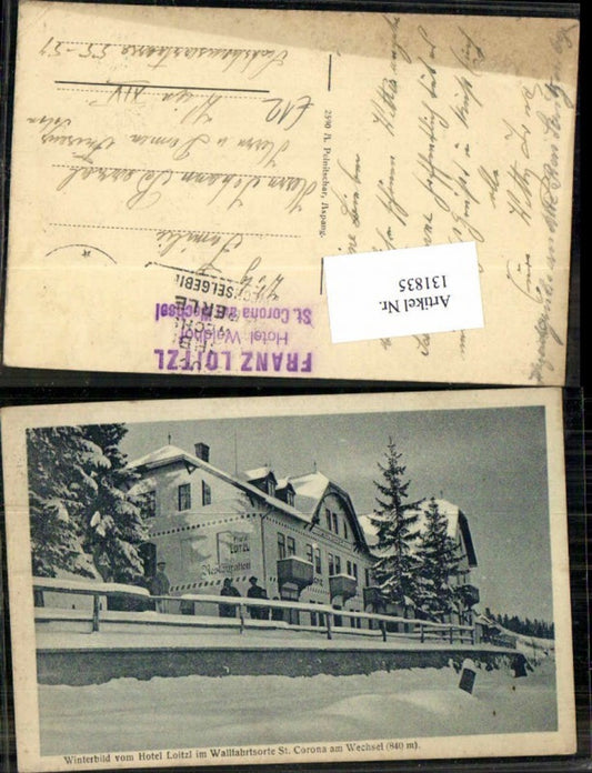 131835,Hotel Gasthaus Loitzl St Corona am Wechsel Kirchberg