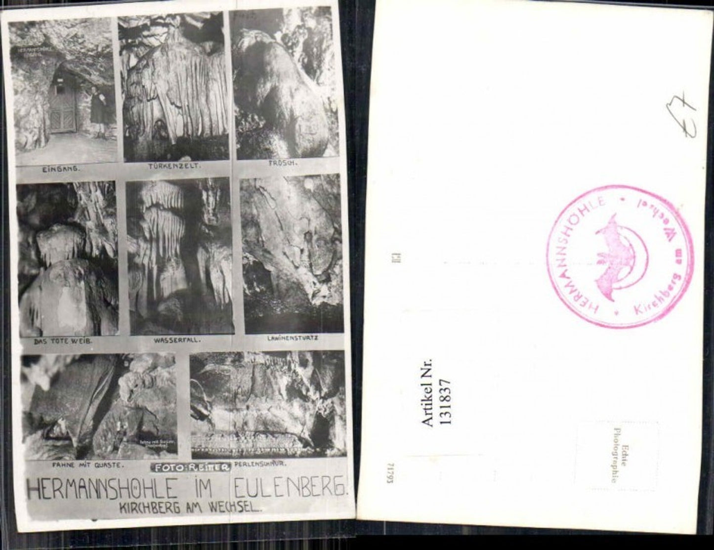 131837,Hermannshöhle im Eulenberg bei Kirchberg am Wechsel