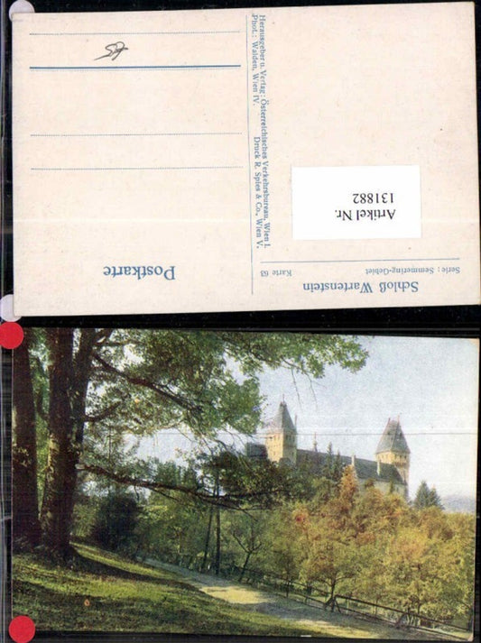 131882,Schloss Wartenstein bei Gloggnitz