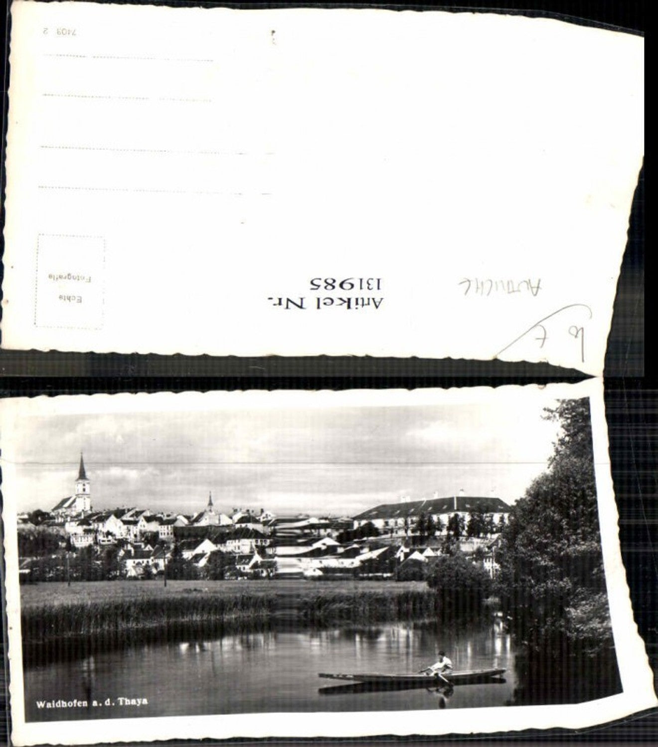 131985,Waidhofen a.d. Thaya Boot am Fluss