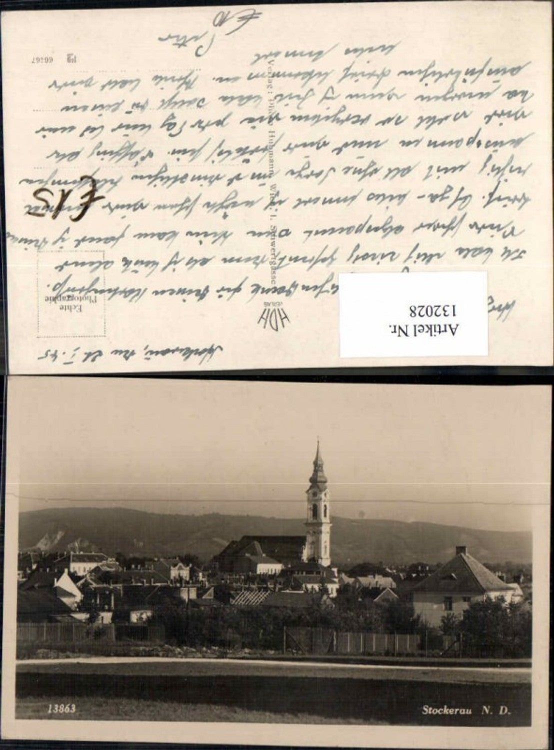 132028,Stockerau Partie am Ortsrand 1945