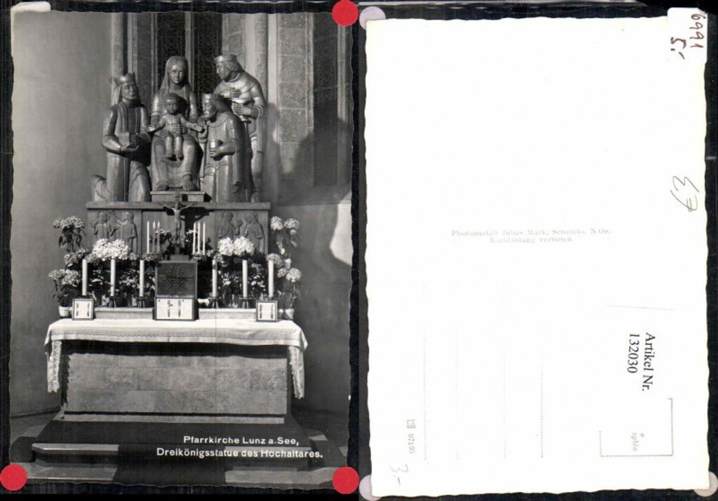 132030,Kirche Lunz am See Lunzersee Altar