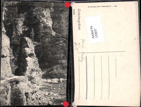 132037,Ötschergräben Tormäuer bei Gaming Kienberg 1908