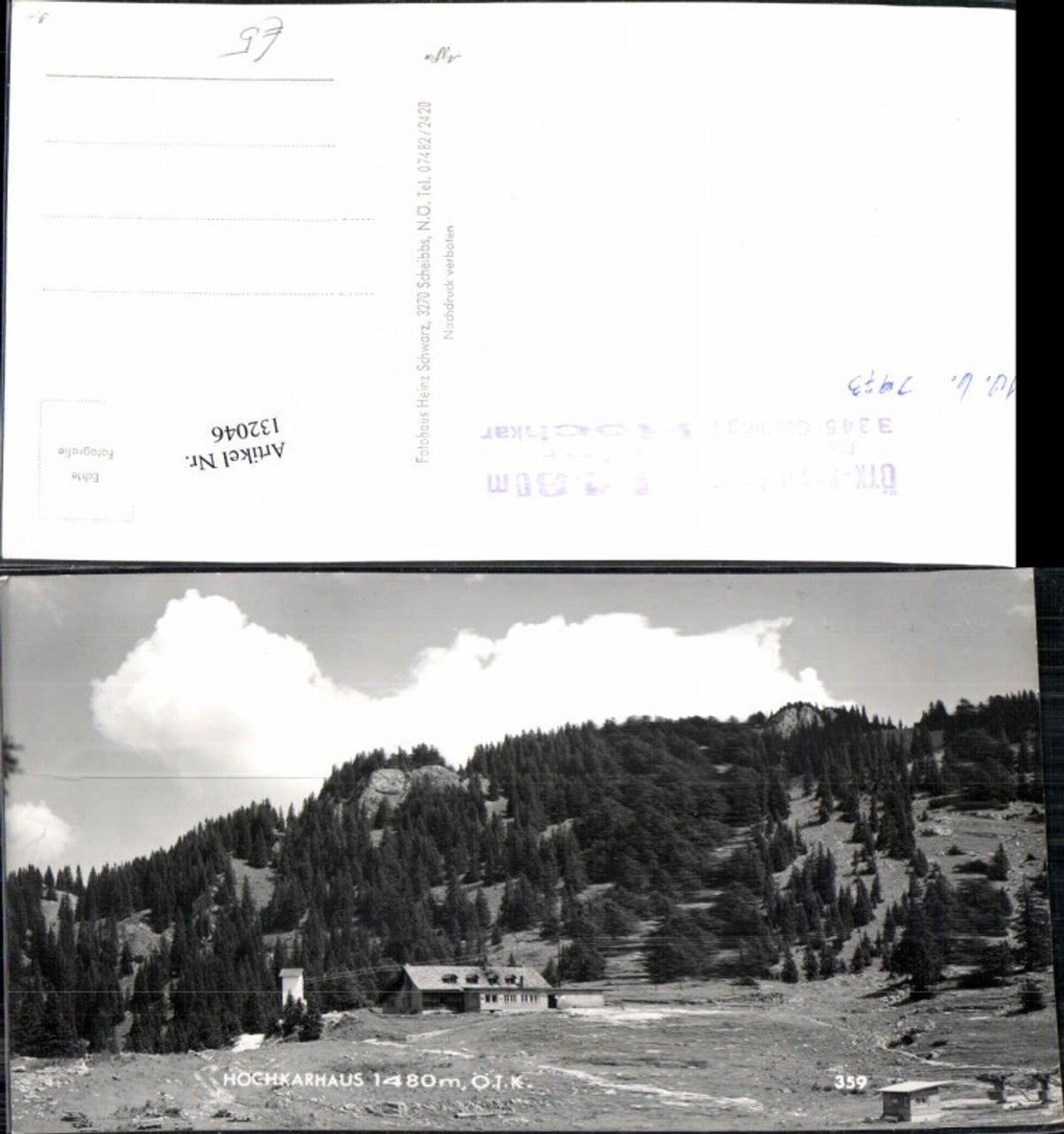 132046,Hochkarhaus bei Göstling a.d. Ybbs