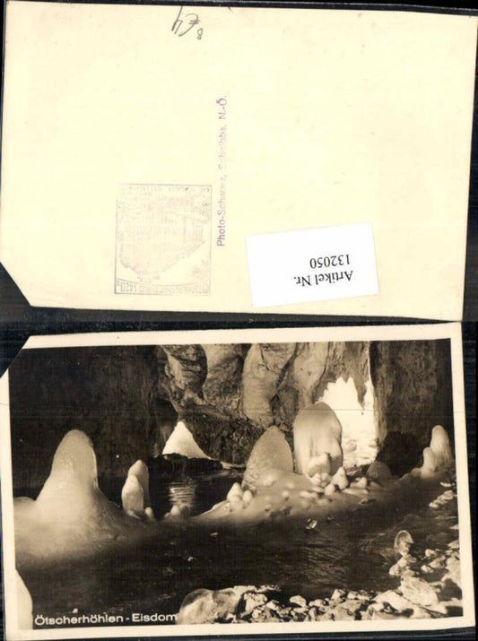 132050,Ötscherhöhlen Eisdom bei Lackenhof Gaming Kienberg