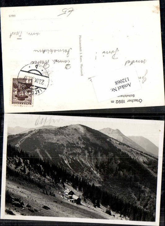 132068,Ötscher bei Lackenhof Ötscher Schutzhaus 1935