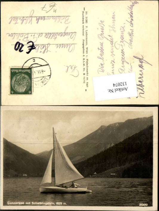 132074,Lunzersee bei Lunz am See Segelboot Segelschiff