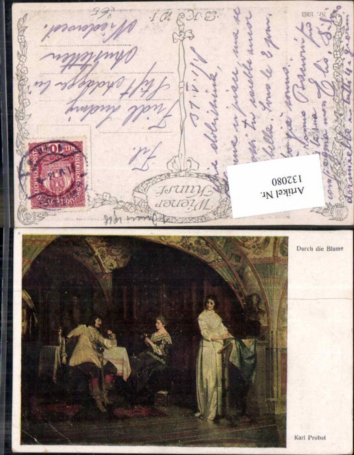 132080,Karl Probst Durch die Blume B.K.W.I 1083