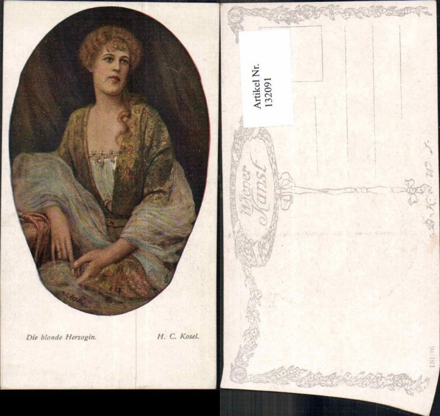 132091,H.C. Kosel Die Blonde Herzogin
