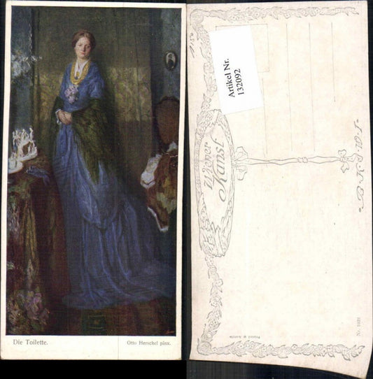 132092,Otto Herschel Die Toilette B.K.W.I 1022