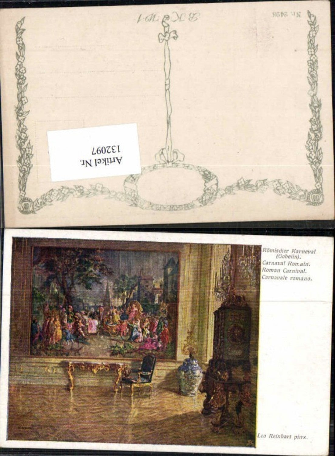 132097,Leo Reinhart Römischer Karneval B.K.W.I 2498