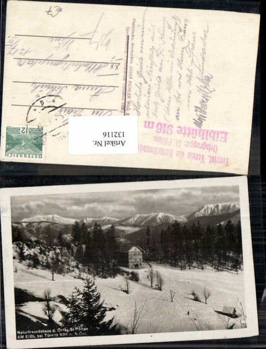 132116,Eiblhütte bei Türnitz am Einbl 1930