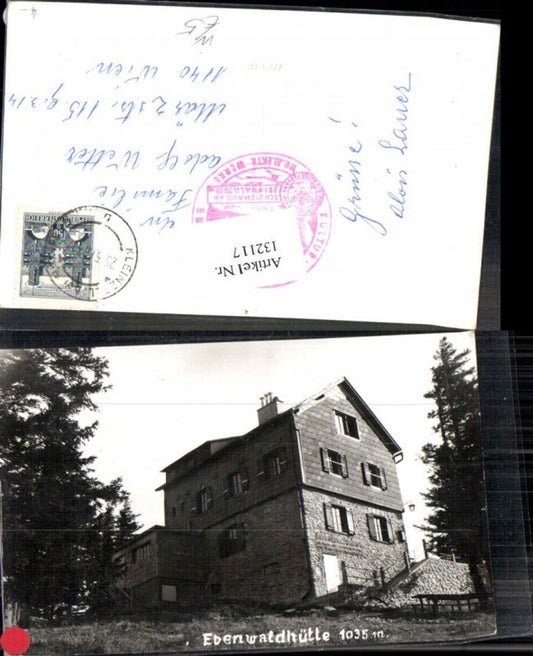 132117,Ebenwaldhütte bei Kleinzell Hainfeld