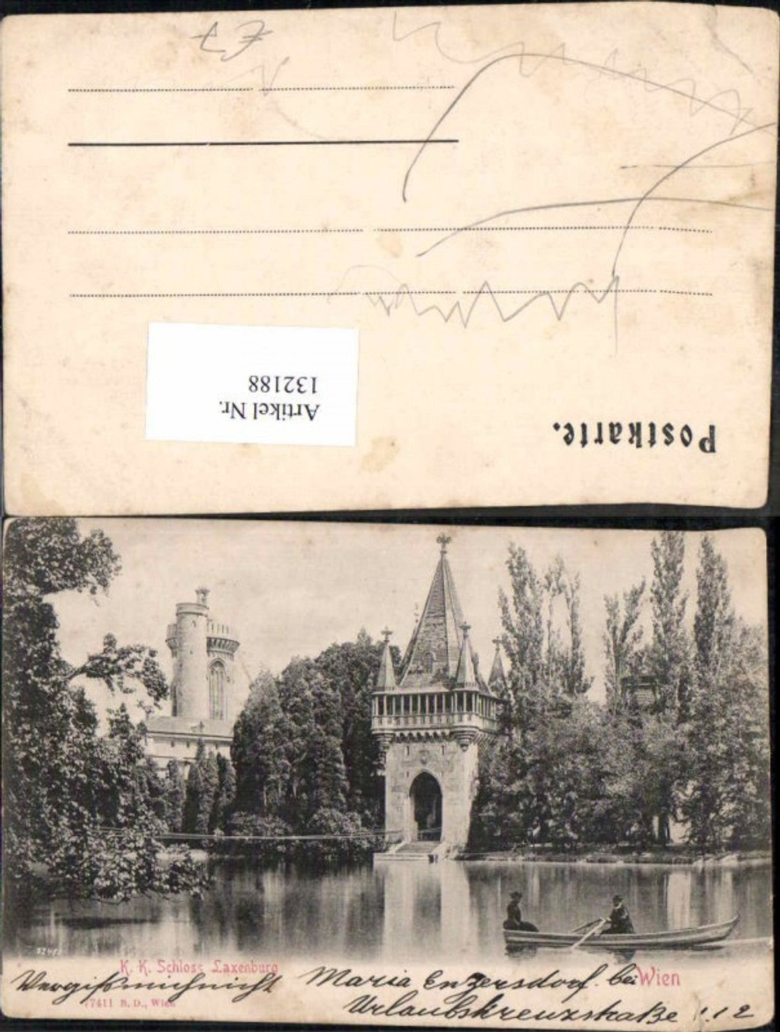 132188,K.K. Schloss Laxenburg bei Wien Franzensburg