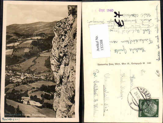 132208,Ybbsitz Niederdonau Fischerdorf