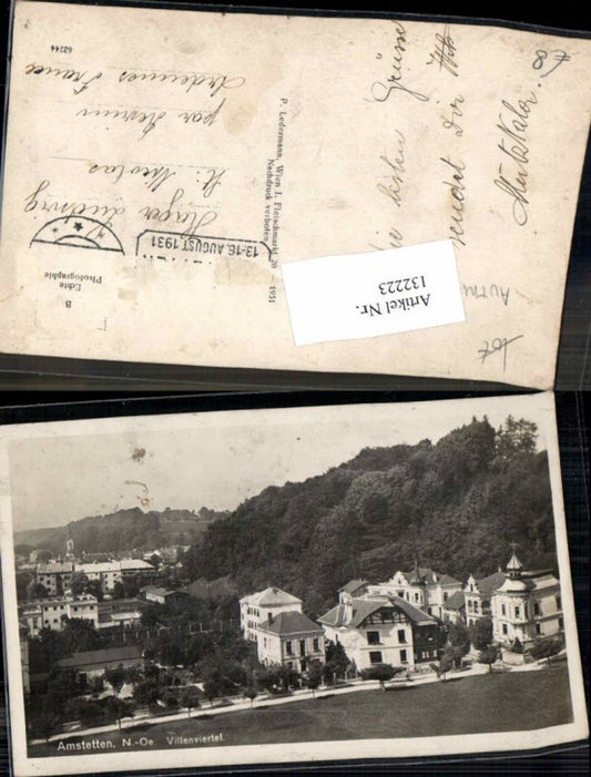 132223,Amstetten Villenviertel Detailansicht