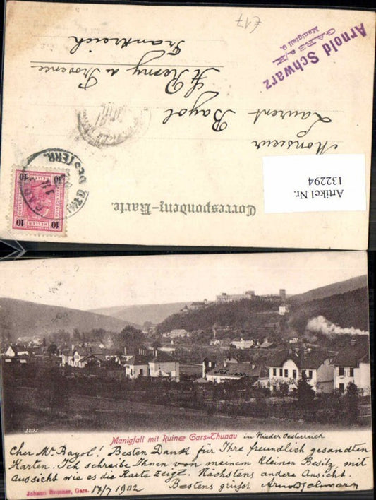 132294.Manigfall bei Gars Thunau Partie 1910