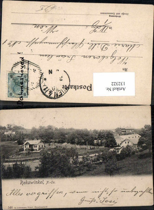 132322,Rekawinkel bei Wien seltene Teilansicht 1905