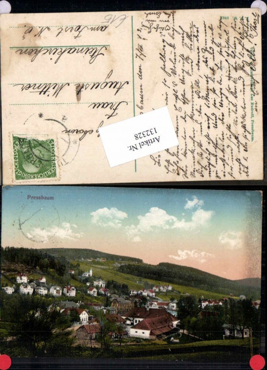 132328,Pressbaum Tullnerbach Seltene Teilansicht 1912