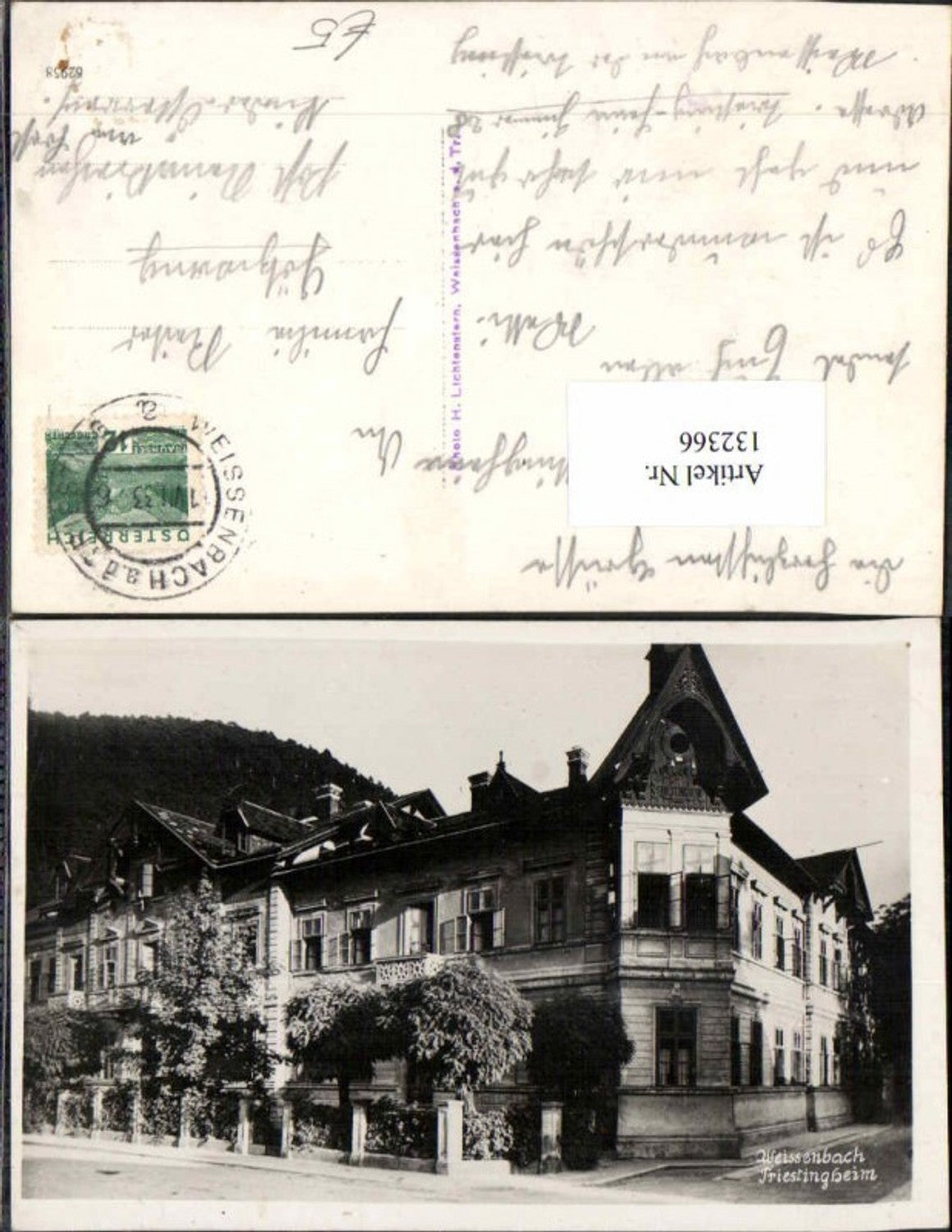 132366,Weissenbach a.d. Triesting Triestingheim 1930