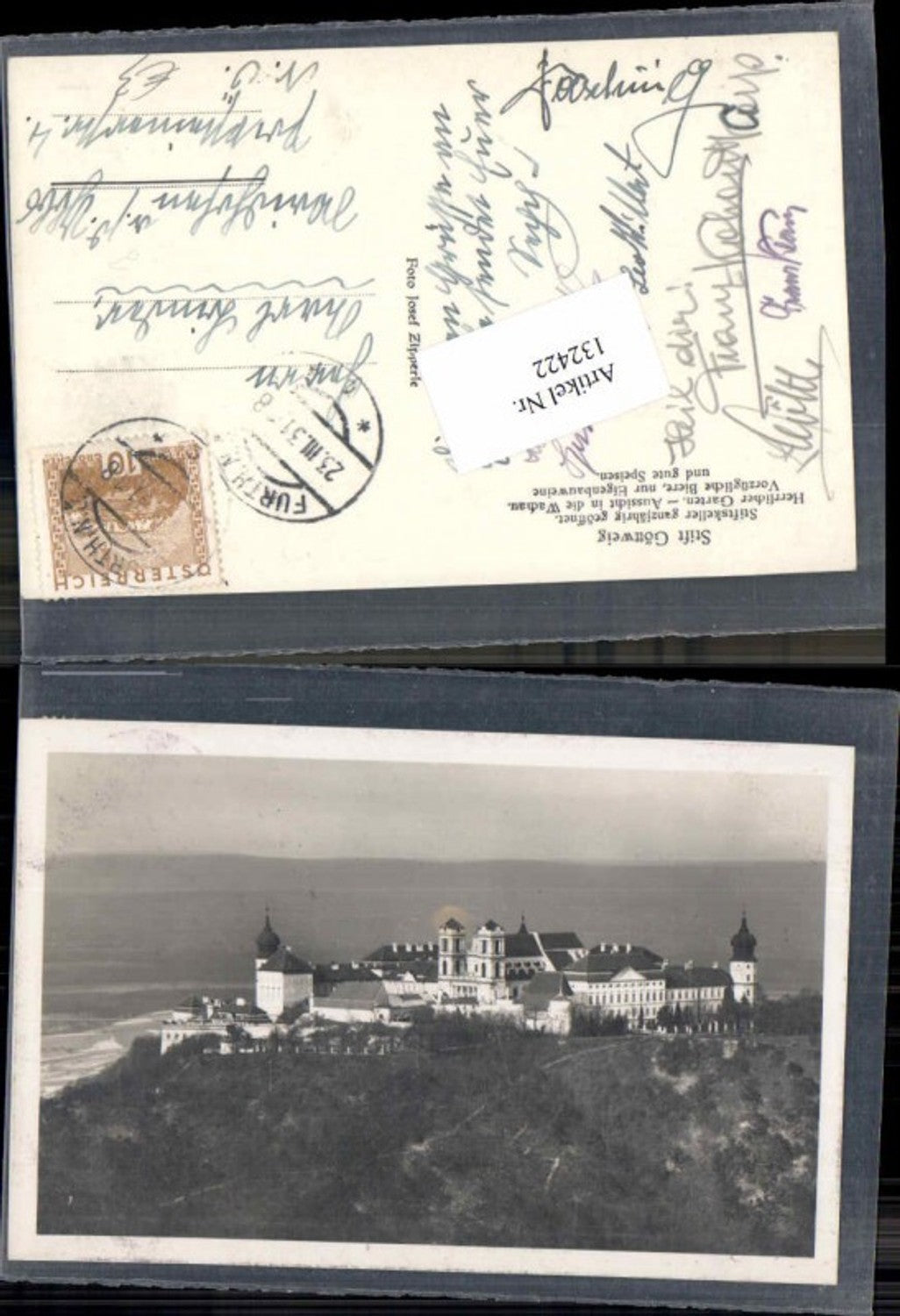 132422,Göttweig Furth 1930