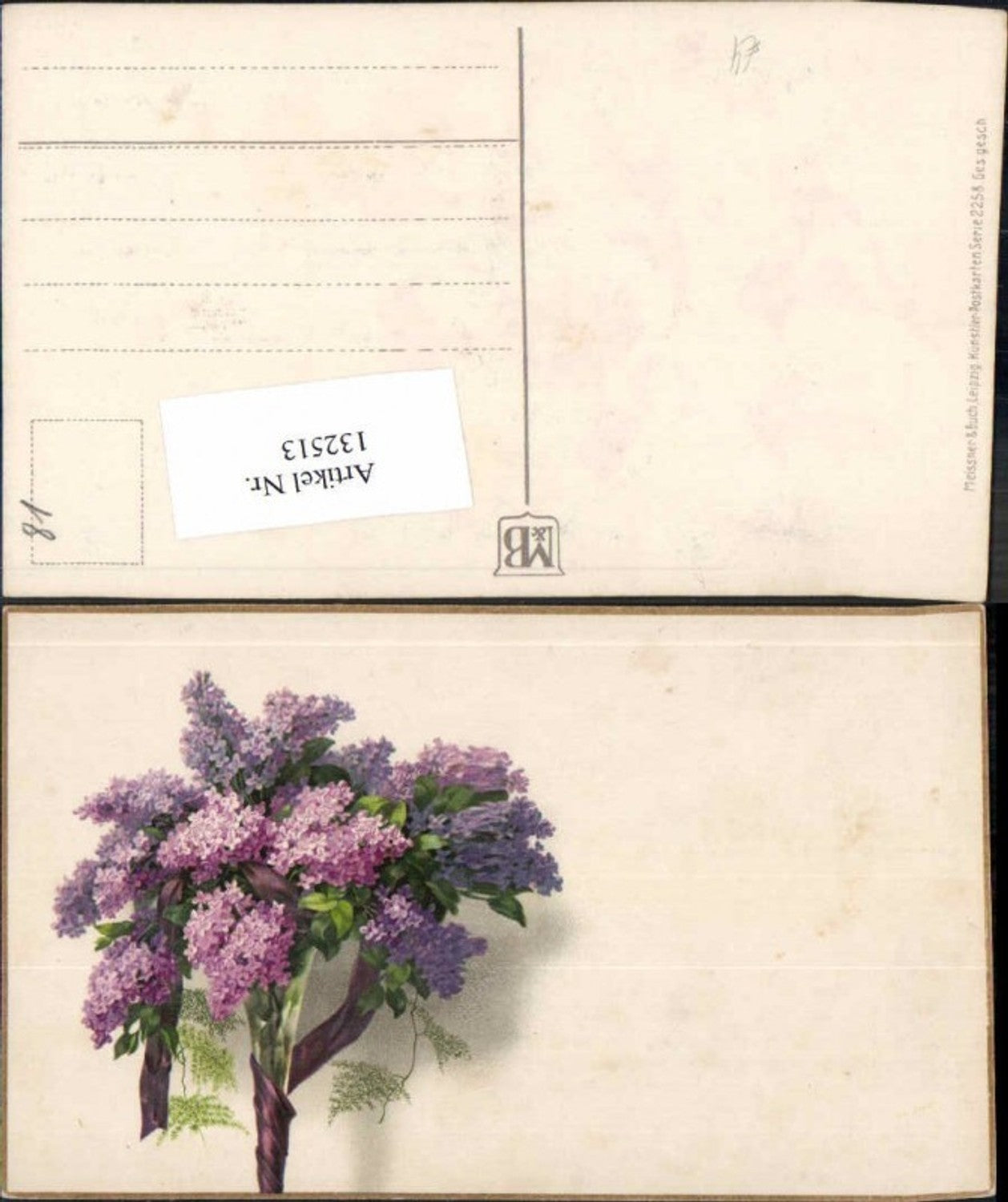 132513,Meissner & Buch Leipzig 2258 Blumen