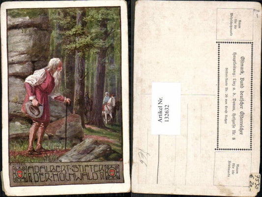 132632,Bund Deutscher Österreicher Stifter Nr. 20 Ernst Kutzer