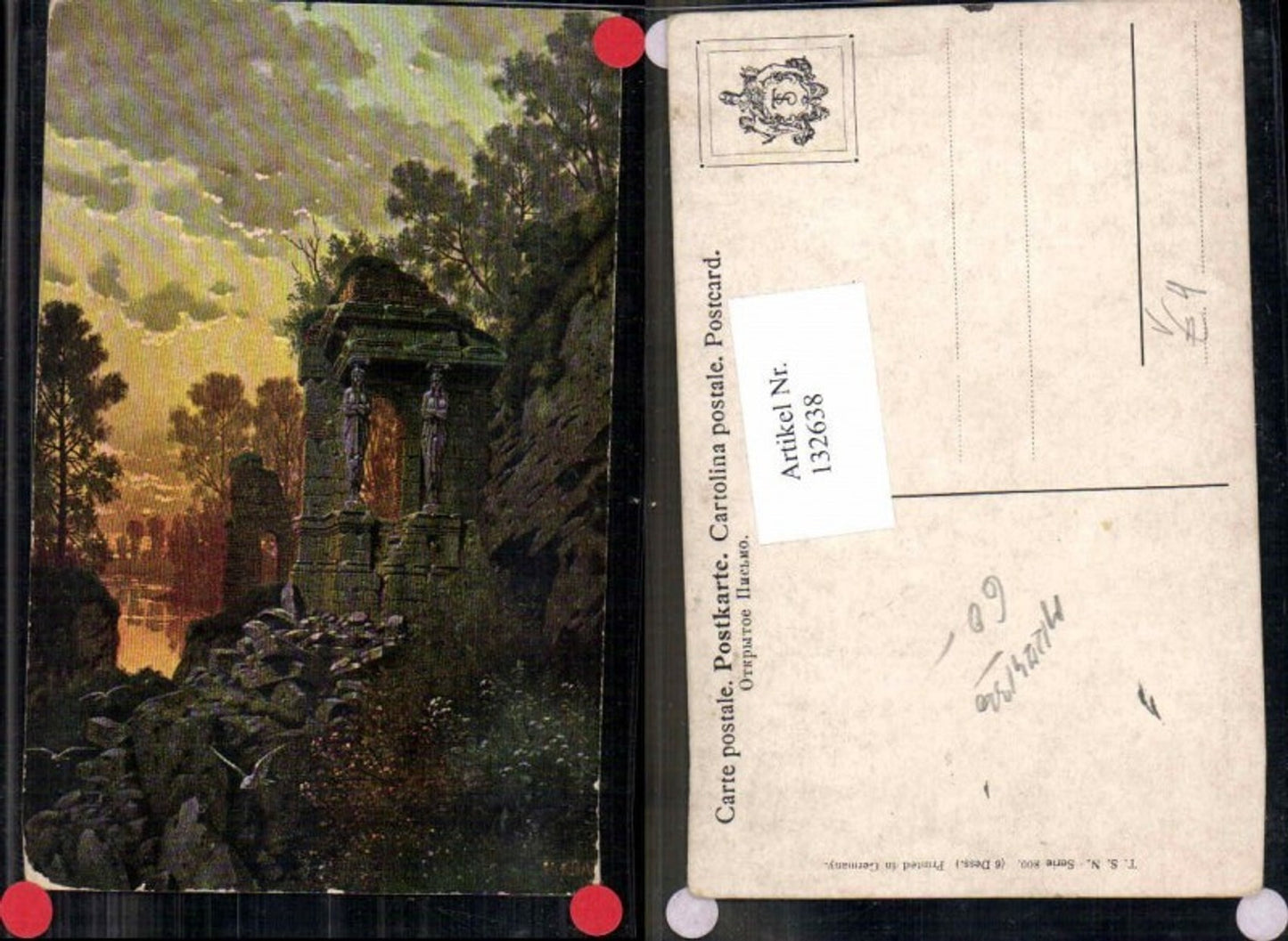 132638,Theo Stroefer Nr 800 Römische Ruine