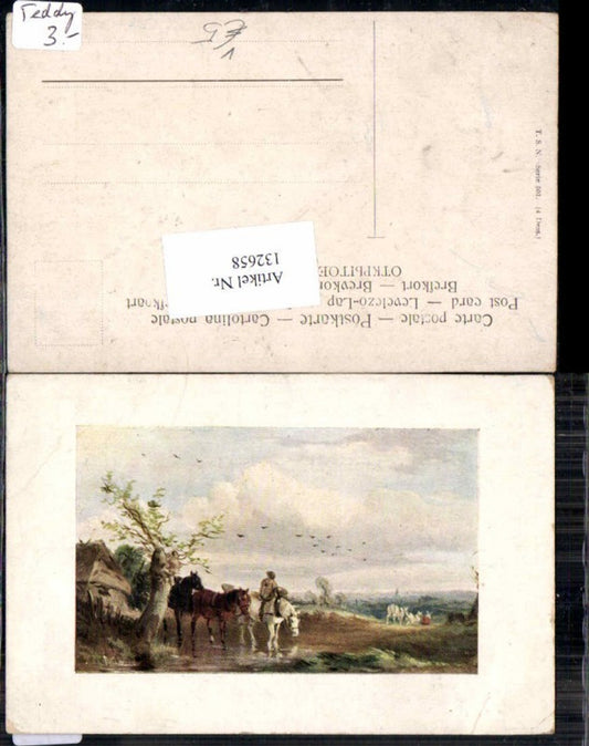 132658,Theo Stroefer 501 Pferde Landschaft in Russland ?