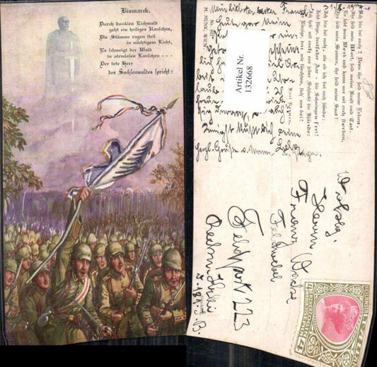 132668,M. Munk Vienne 941 Bismarck Bismark Soldaten Pickelhauben