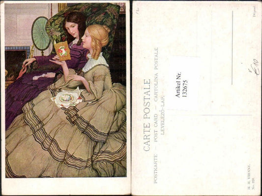 132675,M. Munk Vienne 378 Frauen Victorian Girls