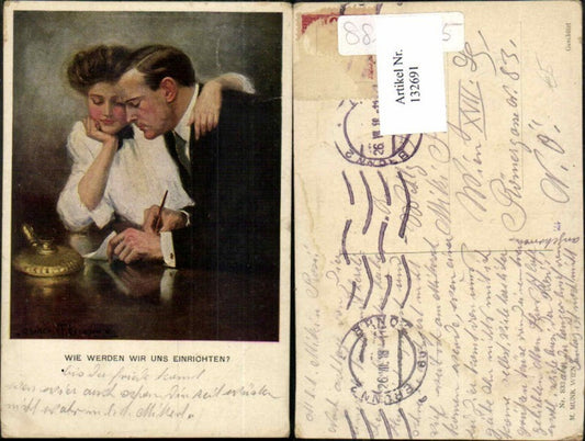 132691,M. Munk Vienne 833 Liebespaar Wie werden wir uns einrichten