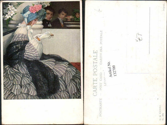 132700,M. Munk Vienne Ethel Franklin Betts unsigniert Frau liest