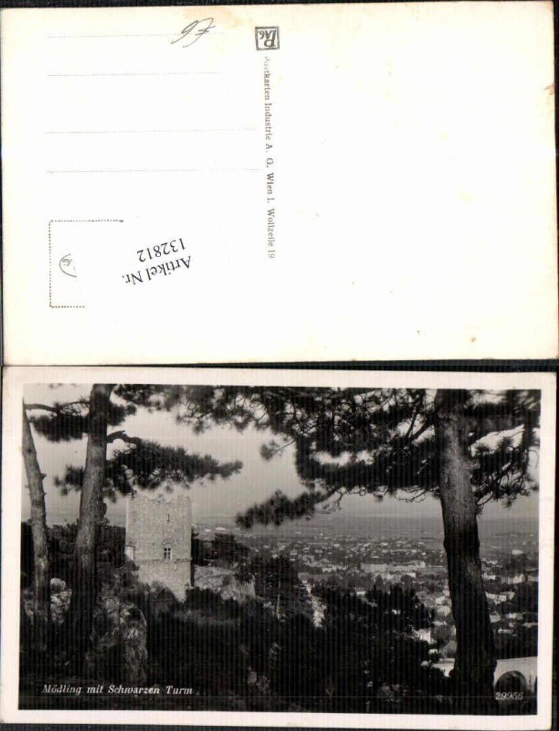 132812,Mödling bei Wien Schwarzer Turm