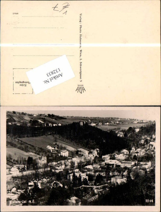 132833,Hinterbrühl bei Mödling pub Hubmann Nr 2244