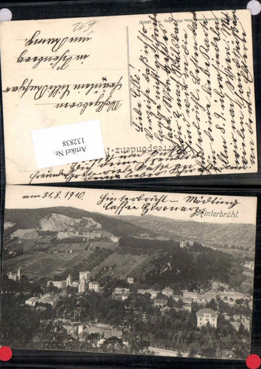 132838,Hinterbrühl bei Mödling 1910 pub Sperling 1699