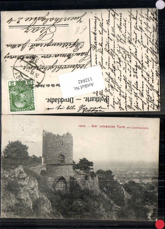 132842,Der Schwarze Turm in Mödling