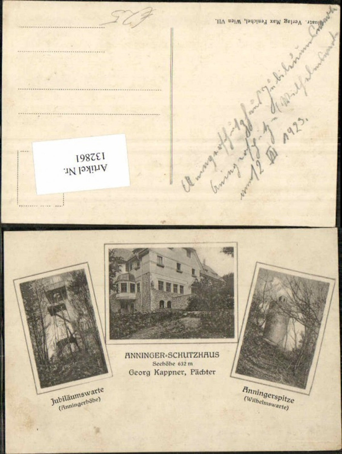 132861,Anninger Schutzhaus bei Mödling Warte