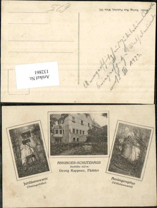 132861,Anninger Schutzhaus bei Mödling Warte