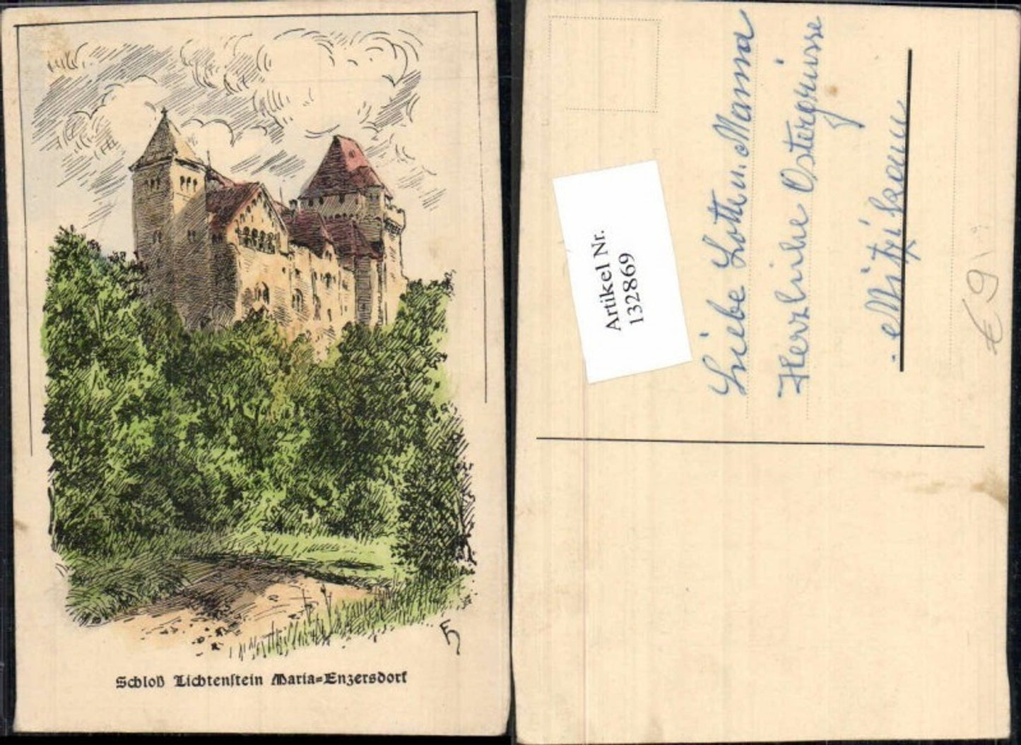132869,Schloss Liechtenstein bei Maria Enzersdorf