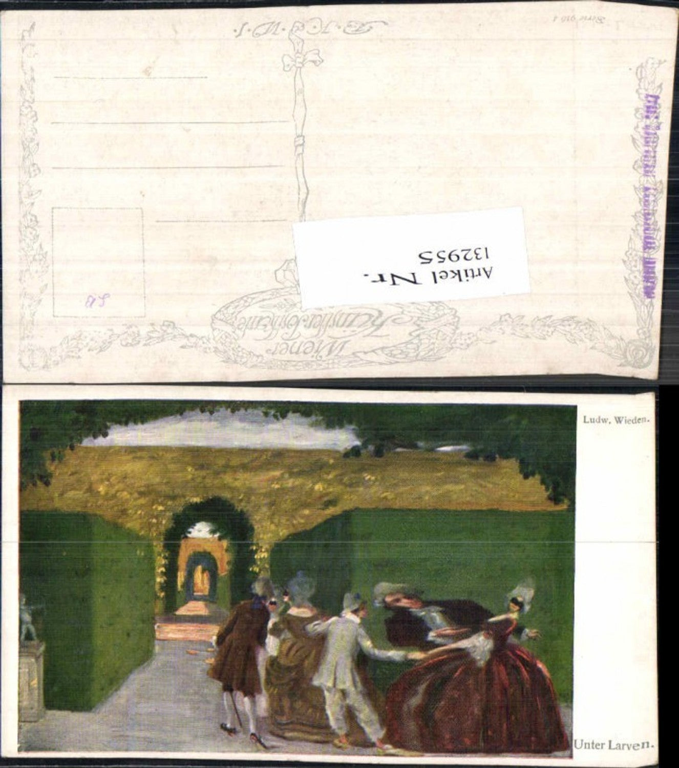 132955,Ludwig Wieden Unter Larven