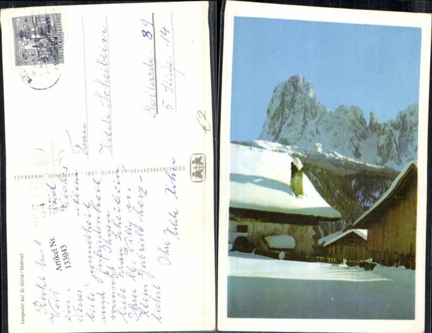 133043,SOS Kinderdorf Langkofel St Ulrich Trentino