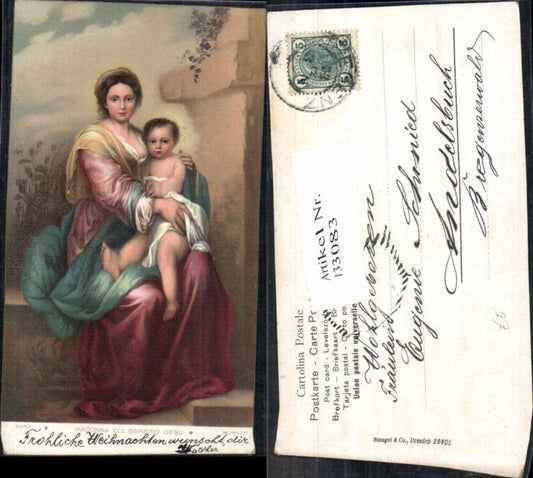 133083,Stengel & Co 29805 Madonna Col. Bambino Gesu Murillo