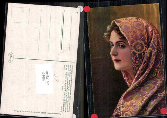 133088,Stengel & Co 29300 Wilhelm Hunger Senta Frauen Portrait