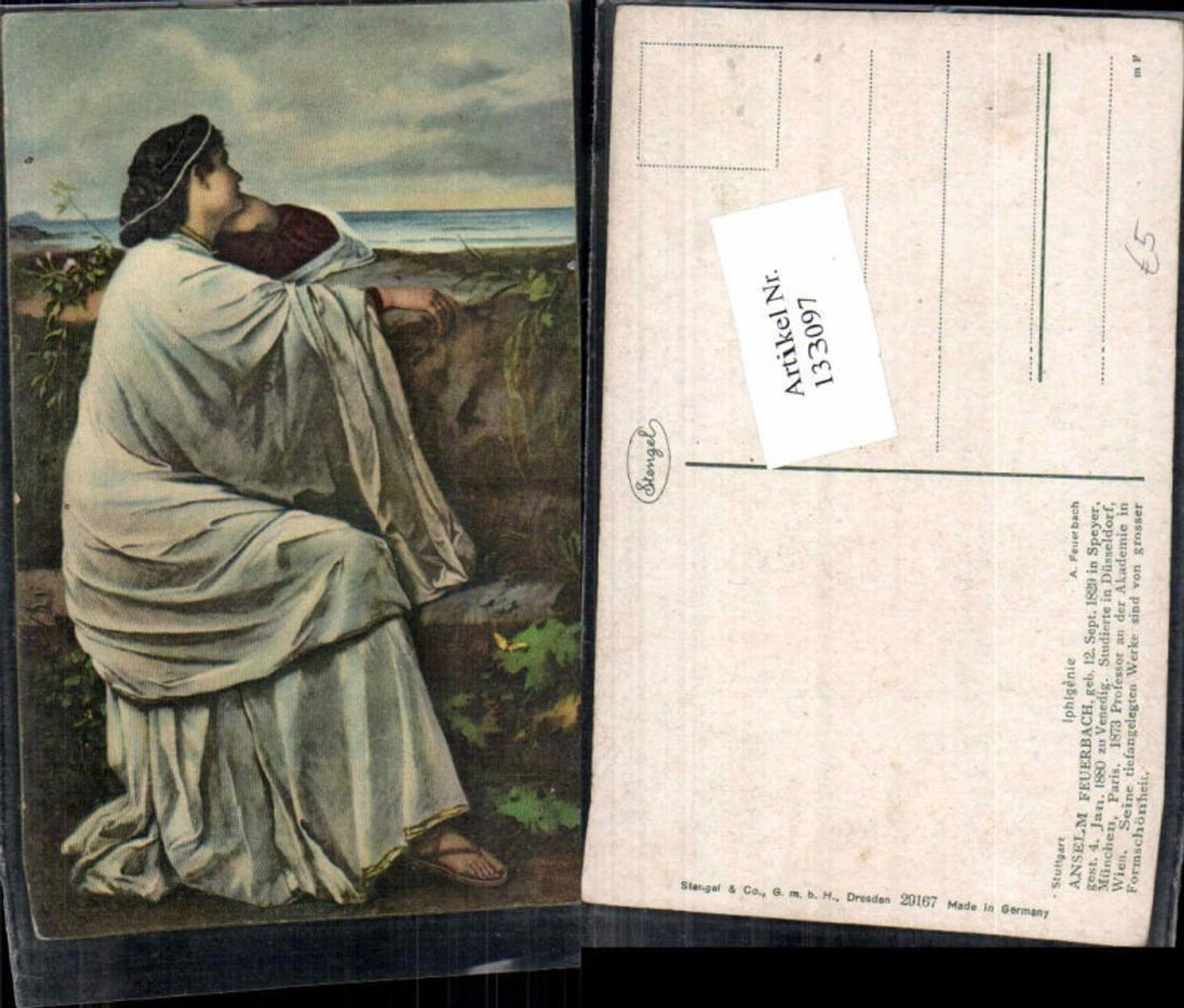 133097,Stengel & Co 29167 A. Feuerbach Iphigenie