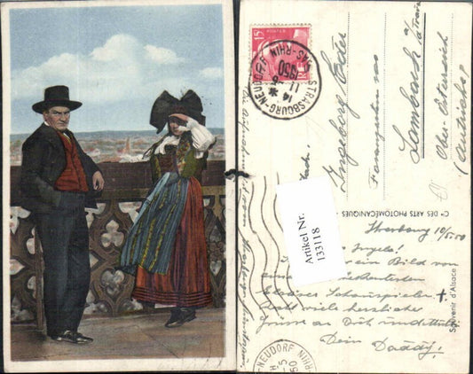 133118,Souvenir de Alsace Strassburg Elsass
