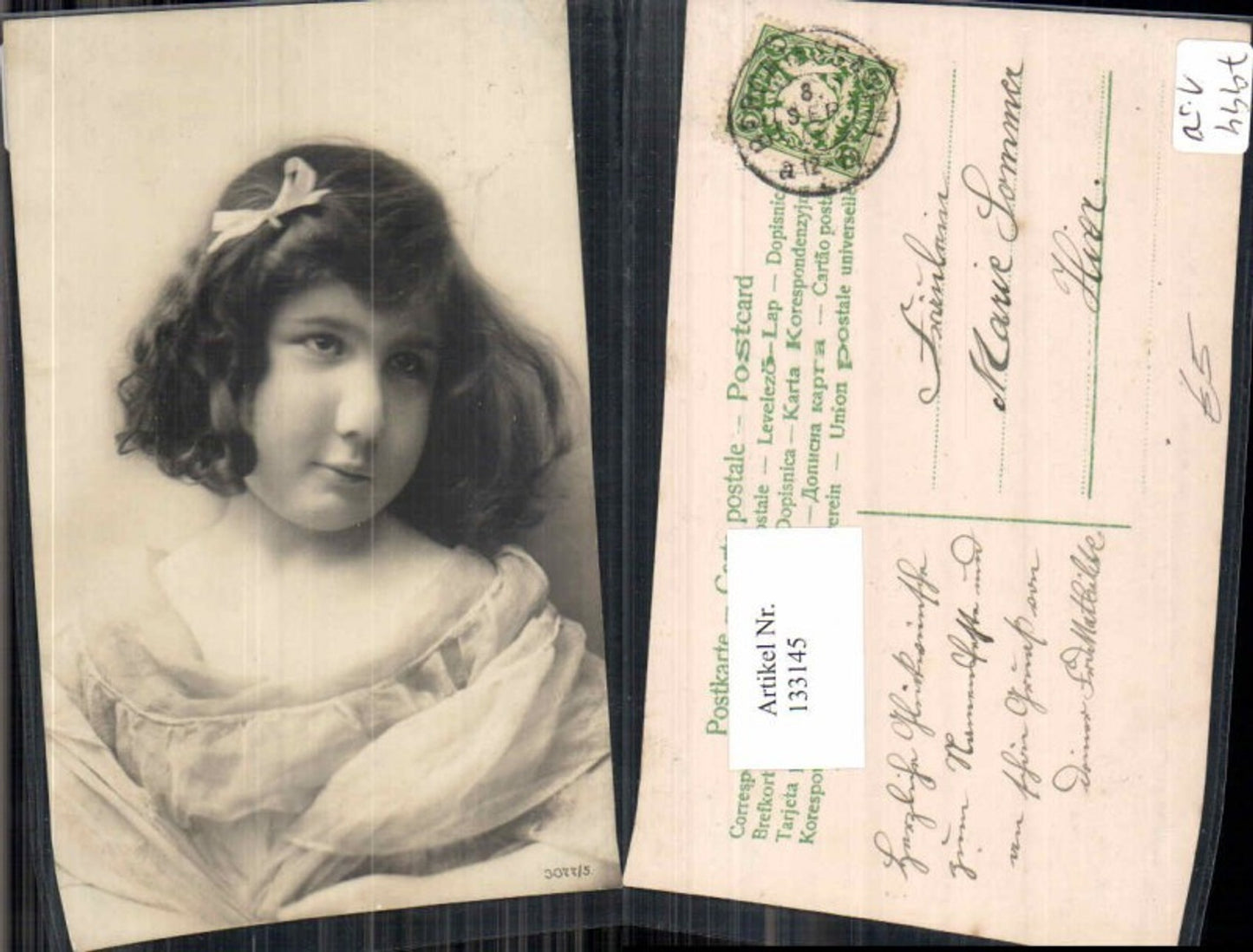 133145,Süsses Mädchen Edwardian Girl Fashion Portrait