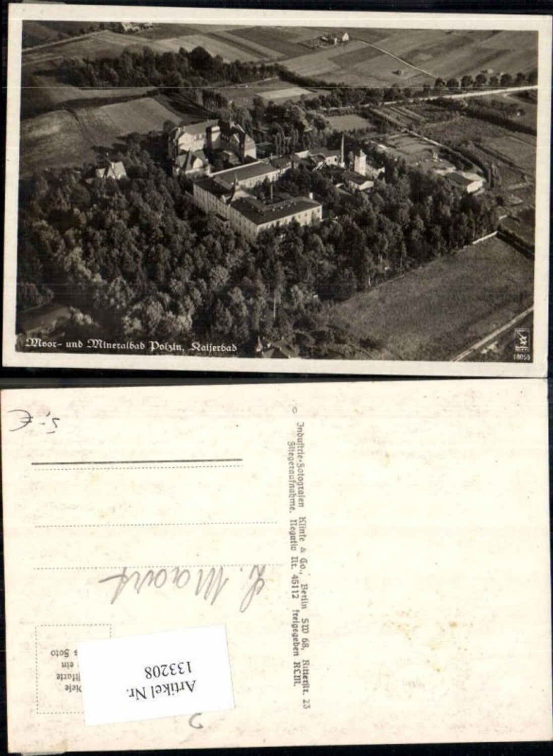 133208,Polzin Kaiserbad Züssow Vorpommern Greifswald Fliegeraufnahme