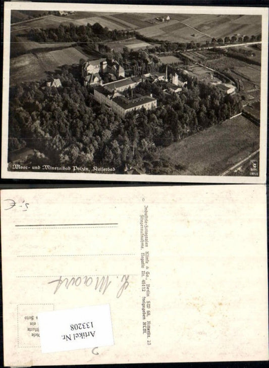 133208,Polzin Kaiserbad Züssow Vorpommern Greifswald Fliegeraufnahme